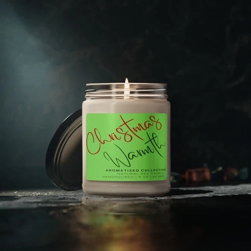 Christmas Warmth Soy Candle – The Merry Den