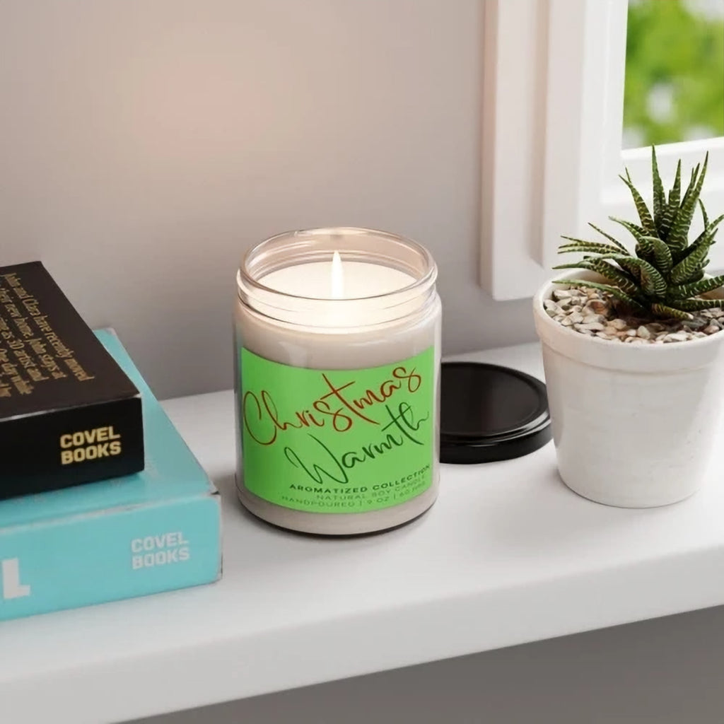 Christmas Warmth Soy Candle – The Merry Den