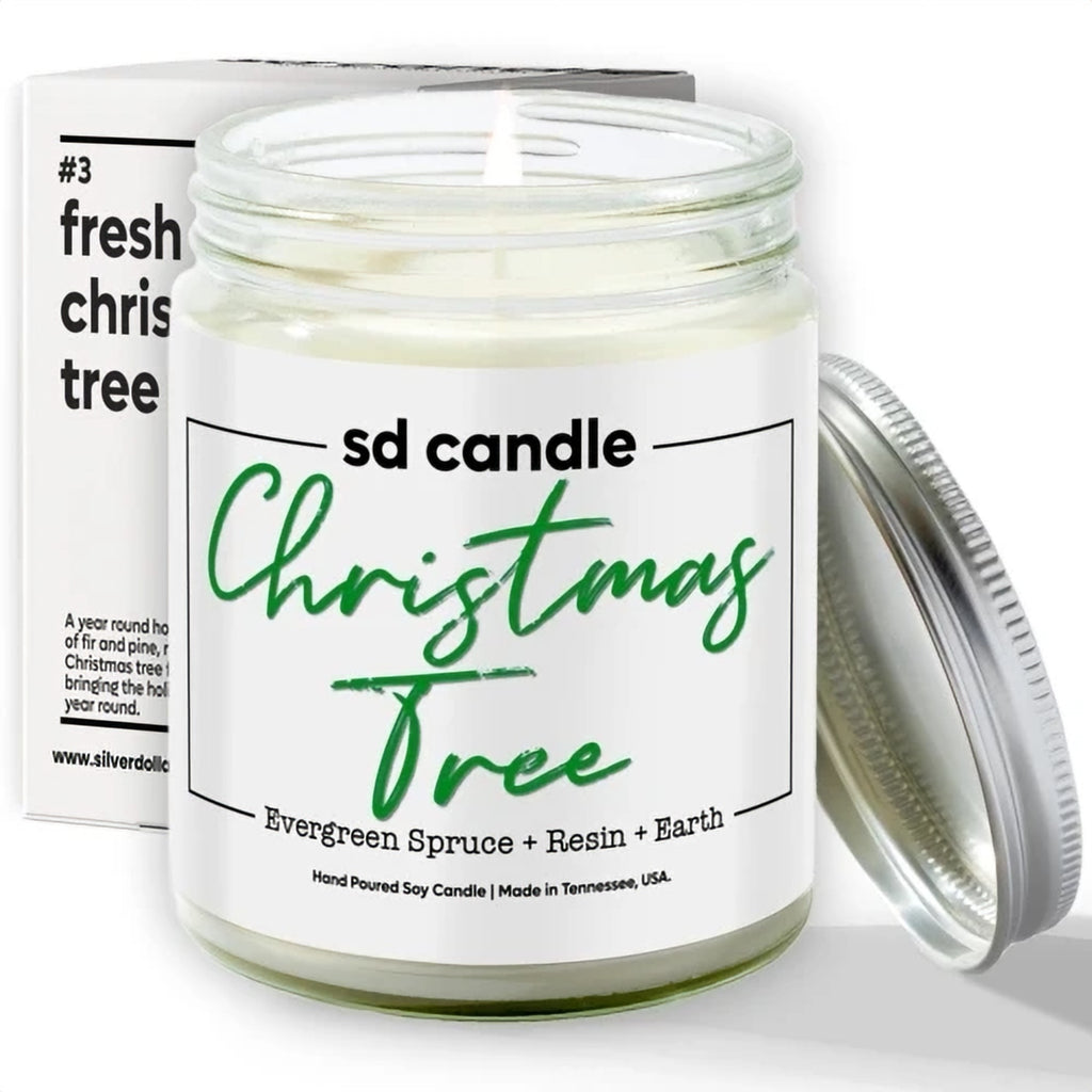 Christmas Tree Scented Candle – The Merry Den