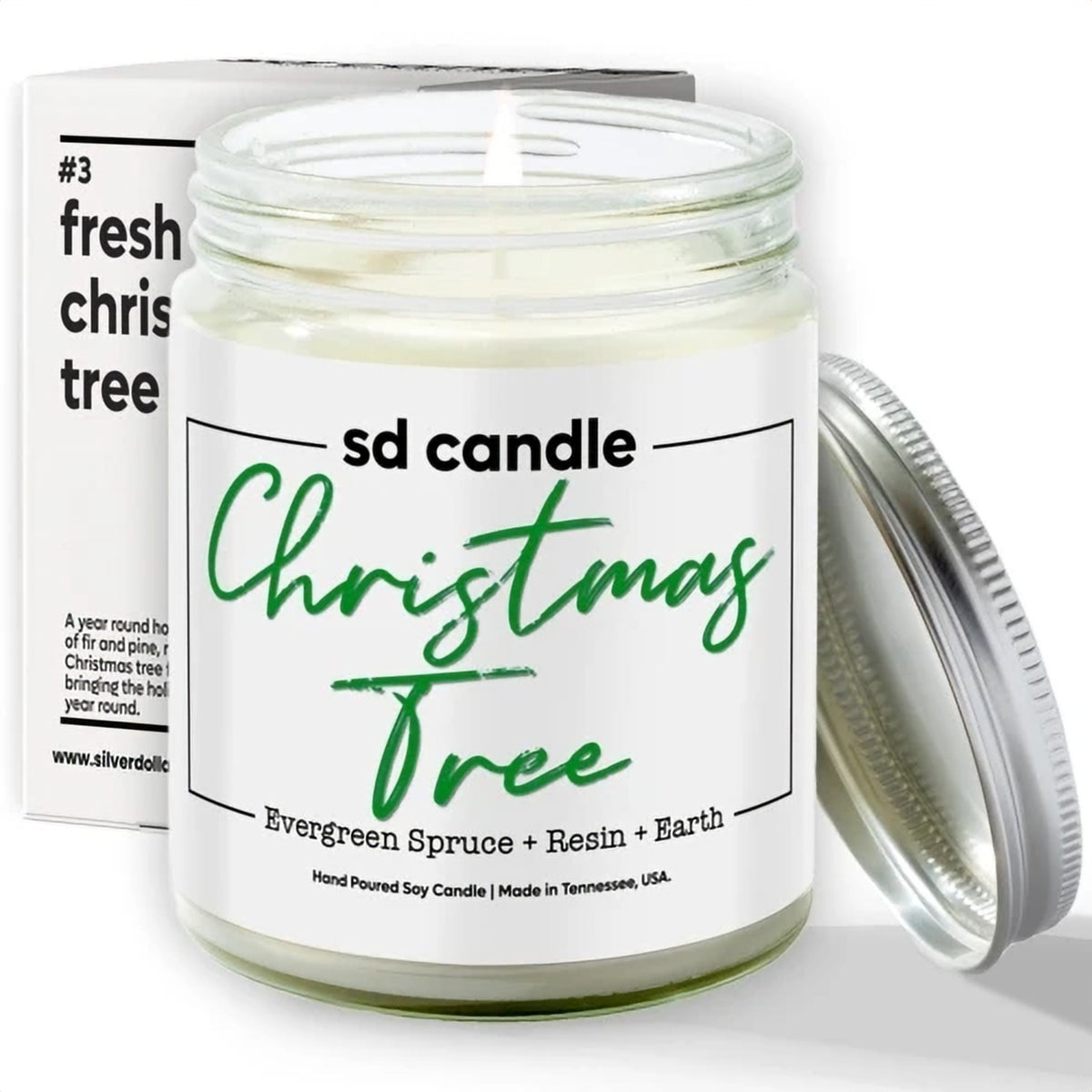 Christmas Tree Scented Candle – The Merry Den