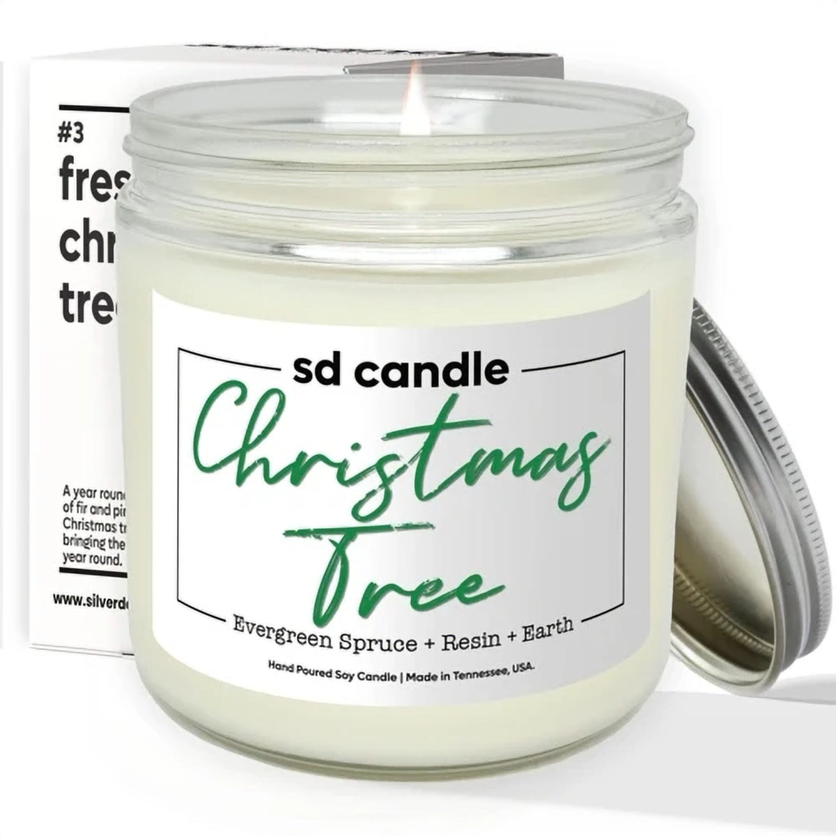 Christmas Tree Scented Candle – The Merry Den